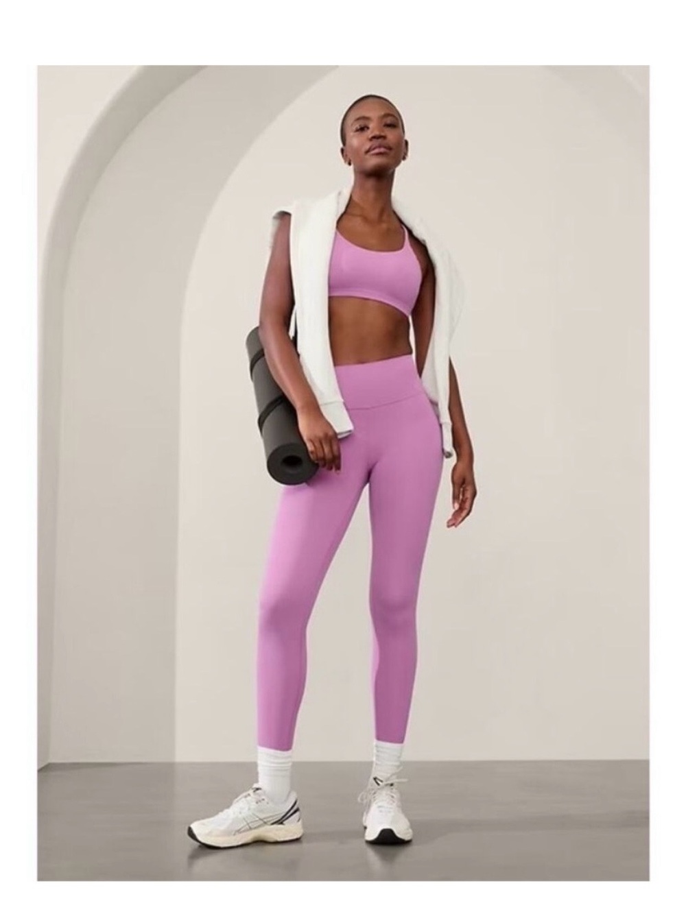 Athleta Transcend 7/8 Lilac Tight  Leggings